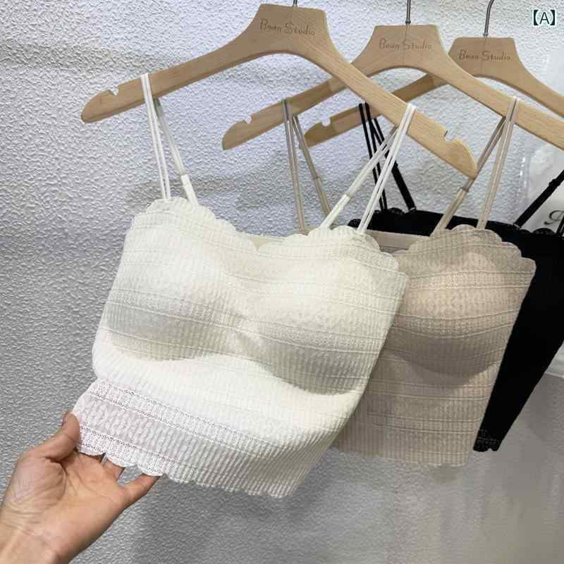 サイクリング ビブ メンズ 2025 春夏 レース ストラップレス チューブ トップ キャミソール 胸 パッド 付き ワンピース インナーウェア アウターウェア...