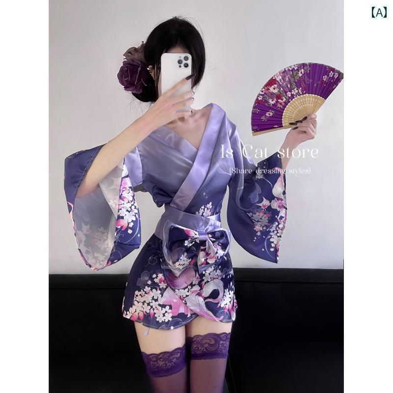レディース シャツ カジュアル 猫です 東京の 女の子 魅惑的 深い Vの 花の 2 次元の オープン カラーの 着物 制服の ホーム 服の スーツ
