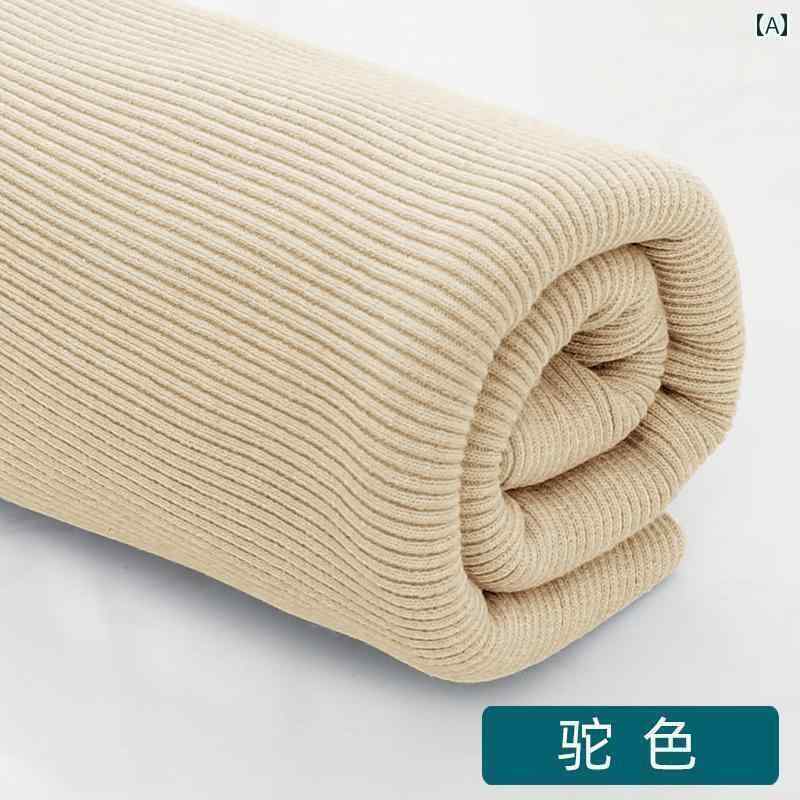 ストレート　生地　パンツ ニット 伸縮性の ある リブ 生地 セーター 衣類の 袖口 ネック ライン ウエスト 裾 ズボンの 脚の