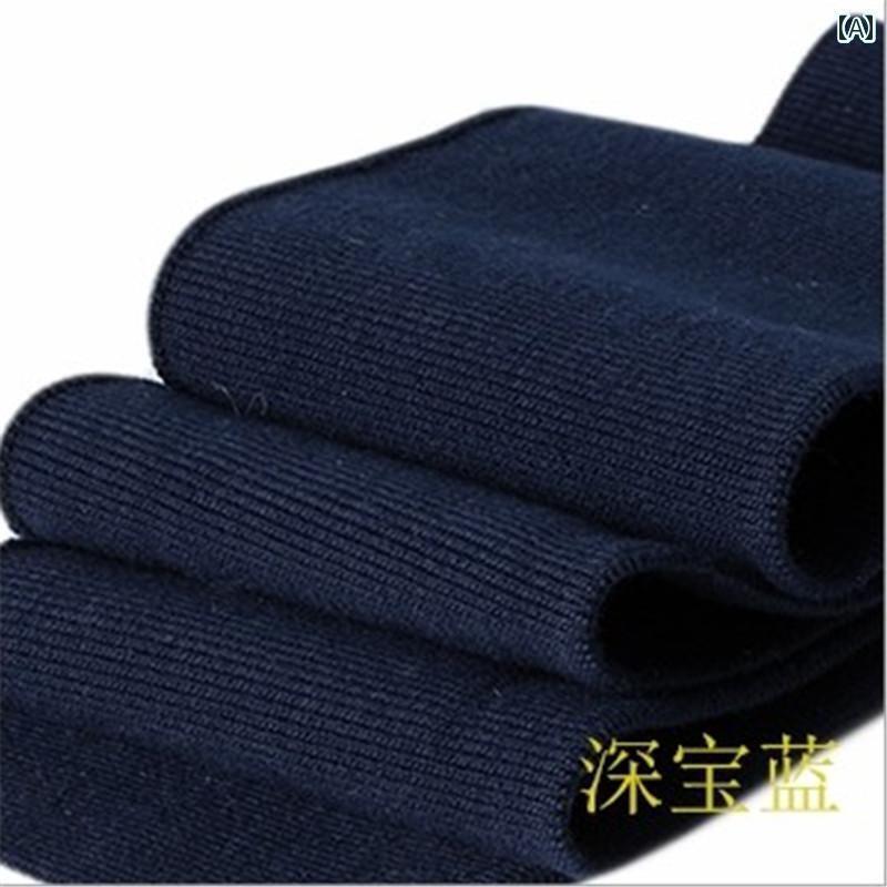 ストレート　生地　パンツ シングルレイヤーの ネック ライン 裾は リブ 編みの 袖口 生地。 T ボトムの ラインリブ 編み 生地 セーターの シングルレイヤー。