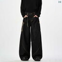 メンズ カジュアル ファッション MAX ME 蛇 年 版【 牛革 スネークレザー パンツ】 シミター パイソン ブラック ジーンズ ワイド レッグ メンズ レ...