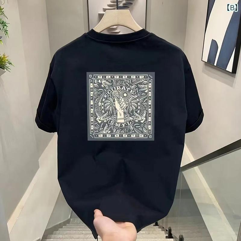 メンズ　アジアン　ファッション 夏の エスニックの ヘビー ファッション レトロ ナショナル 半袖 メン..