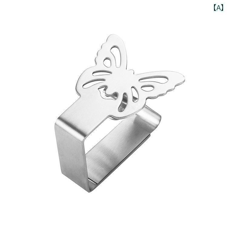 マネー　クリップ　財布 ステンレス スチール製 テーブル クロス クリップ キッチン 会議用 かわいい ..