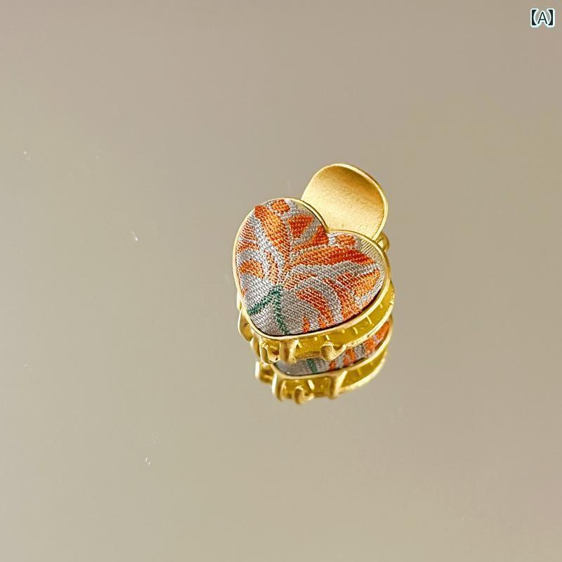 マネー　クリップ　財布 20元以上非 伝統 桑 絹 宋 金 単 板 ダックビル クリップ ヘア ピン レトロ ス..