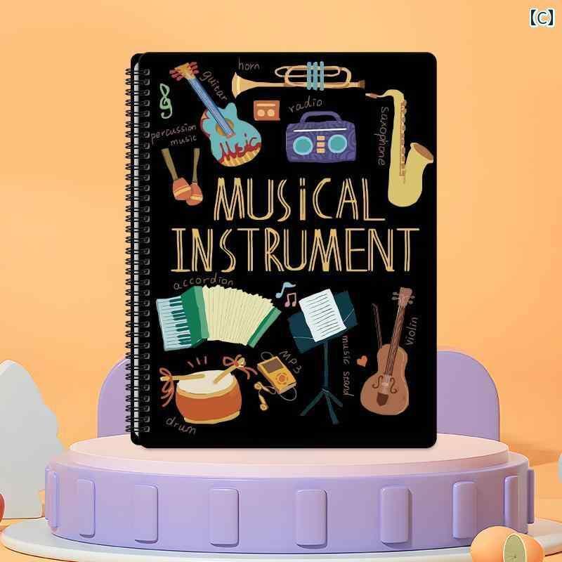 マネー　クリップ　財布 A 4 音楽 クリップは 変更 可能 非 反射 ピアノ クリップ 3 面 固定