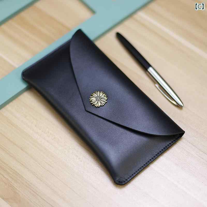 マネー　クリップ　財布 第一層 牛革 ロング レディース ハンド ウォレット 革 レトロ 財布 メンズ シンプル小銭入れ スマートフォン バッグ