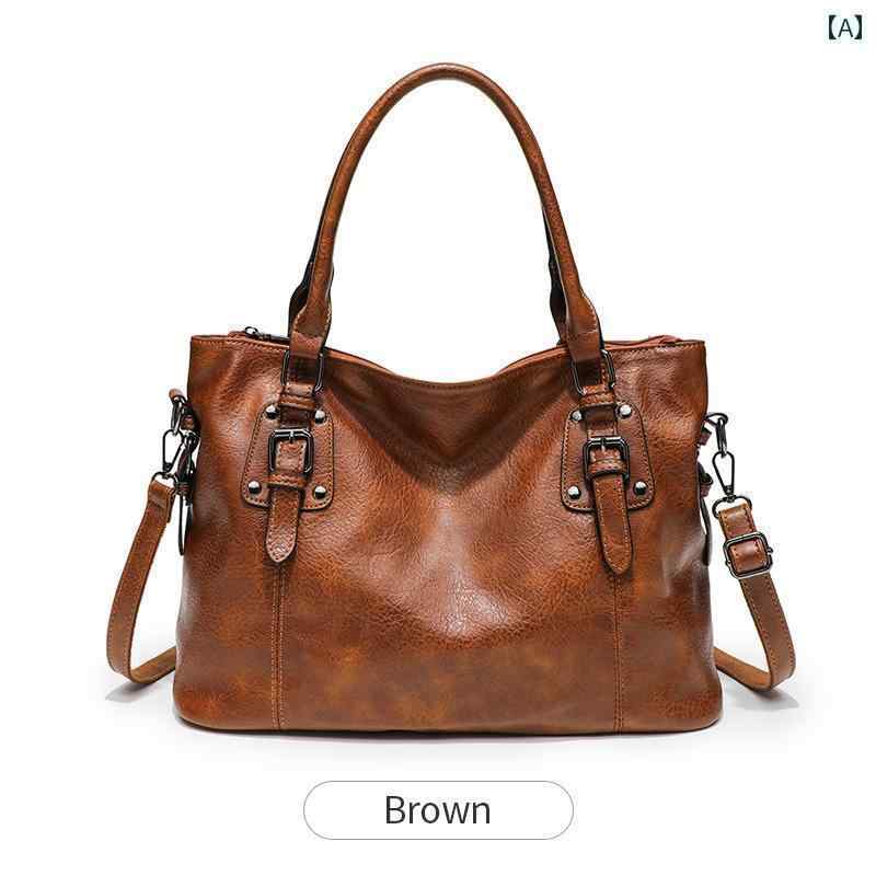 マネー　クリップ　財布 Miyin 2025 レトロ 多機能 レディース ハンドバッグ大容量 PU レザー ショルダーバッグ メッセンジャーバッグ