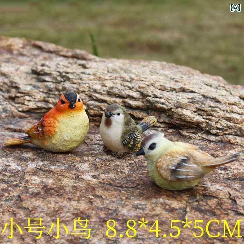 装飾 飾り ディスプレイ な 屋外 ガーデン ロッカリー 中庭 バルコニー ホーム 家具 ワイン キャビネット 装飾 樹脂 シミュレーション 鳥 デスク トップ 装飾品