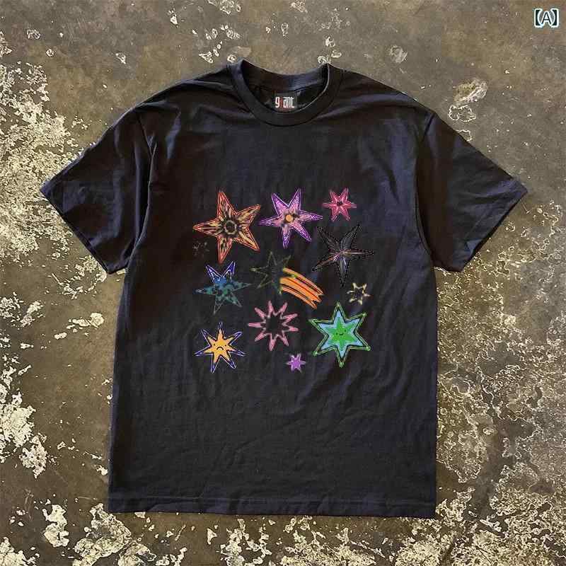 カップル　ユニセックス　ウェア 慈善 活動のにお 金を 稼ぎましょう 260 gの 厚手 コットン 多くの 星..