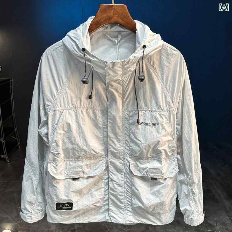 カップル　ユニセックス　ウェア 夏の 日焼け防止 服 メンズ 通気性 紫外線 防止 アウトドア フィッシ..