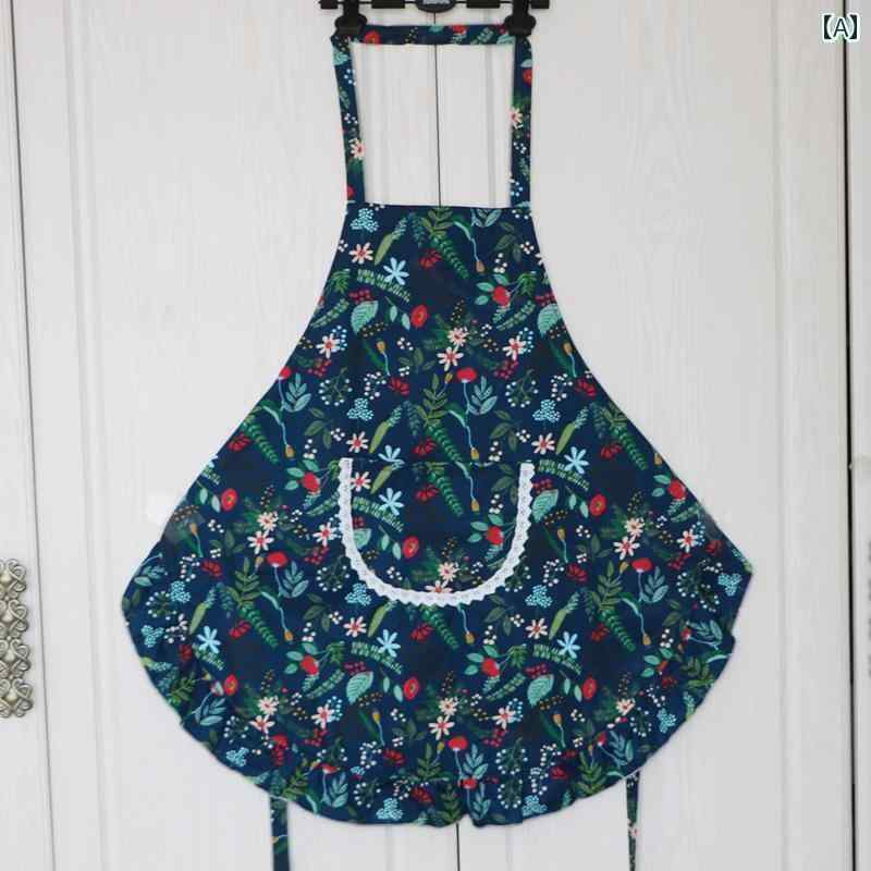 エプロン　おしゃれ　ママ エプロン レディース ファッション 韓国 クッキング 防水 大人用 プリンセス..