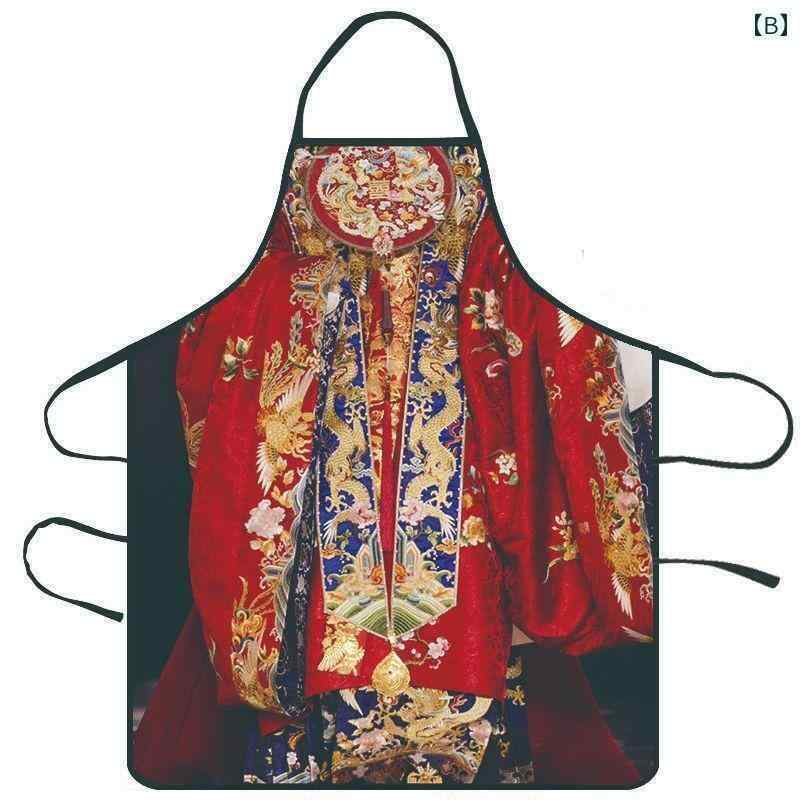 エプロン おしゃれ ママ 宮殿 エプロン 防水な 個性的な 防水 家庭用 チャイナ風 中国 アンティーク ウエスト