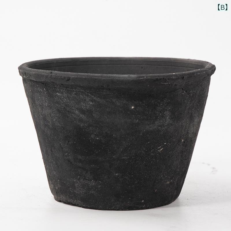 ガーデニング　DIY　道具　 花を 育てる 粗い 土 鍋 植木鉢 肉 質 陶器 鉢 レトロ 通気性 赤 蘭 セラミ..