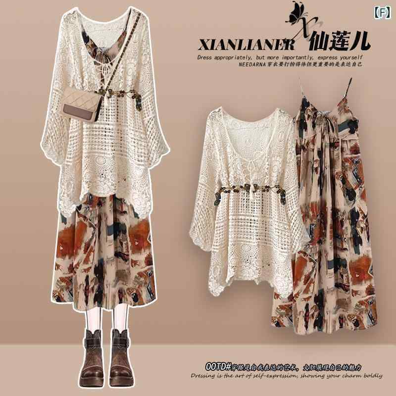 デニム　ドレス　レディース 大 理 洱 海 湖 写真 撮影 スカート 夏 レディース ロング ボヘミアン サ..