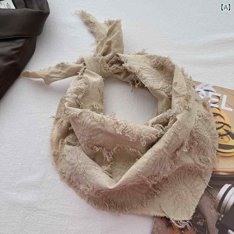 アクセサリー　ピン　ヘア 隠れた 花の タッセル コットン トライアングル スカーフ 荒野 ヘビー カッ..