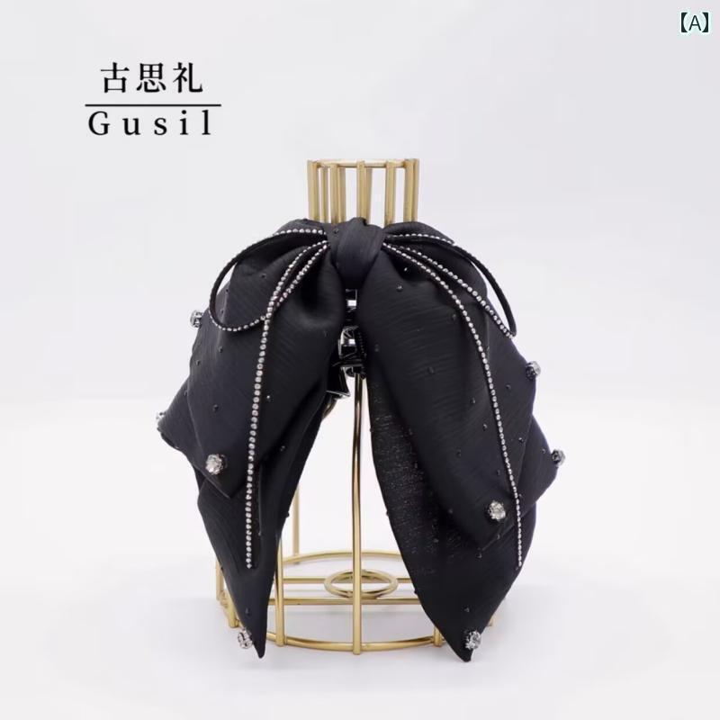 アクセサリー　ピン　ヘア パリ プリンセス 高級で 多機能な ファッション ポニーテール クリップ リボン タッセル ハーフ タイ ヘア ピン グラブ 女性用