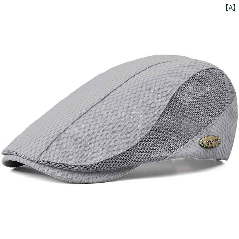 メンズ　帽子　キャップ 速乾 帽子 メンズ ベレー 帽 通気性 薄手 日焼け防止 サンハット サンシェード..