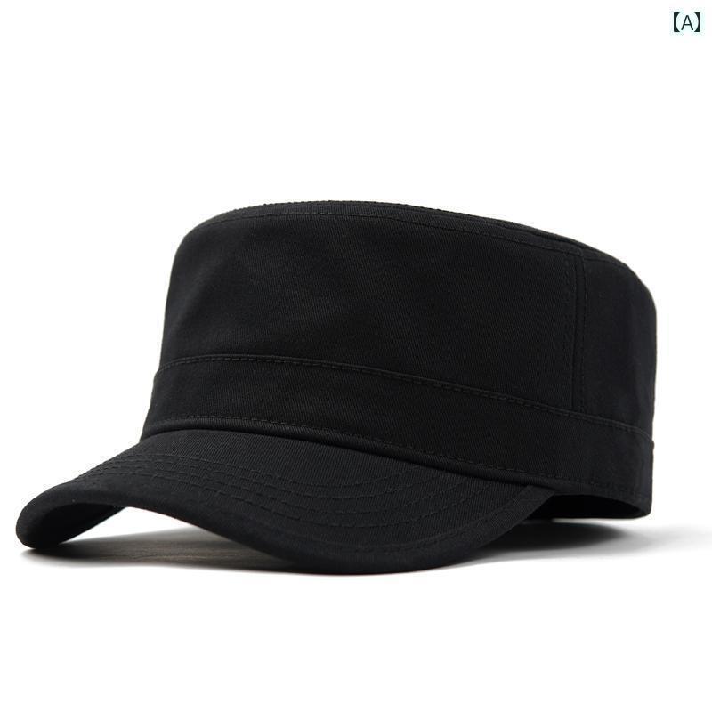 メンズ 帽子 キャップ 春秋に メンズ 高級 帽子 大きい 頭囲の フラット キャップ フルクローズ 屋外 通気性 サンハット