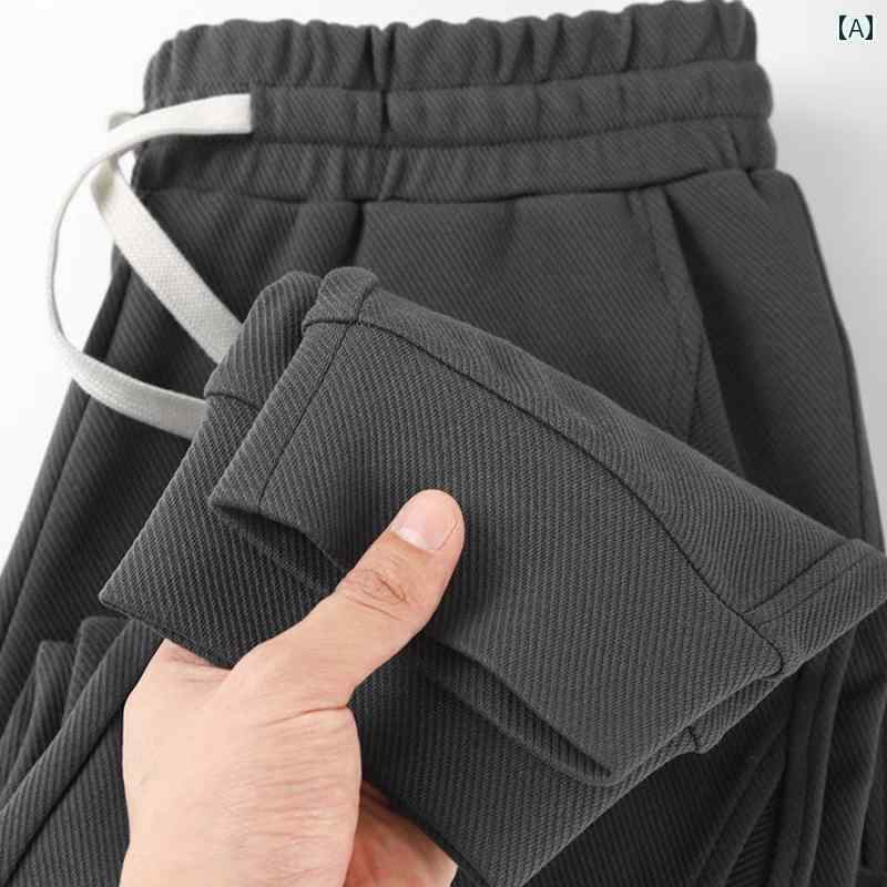 メンズ　ズボン　冷感 アメリカン パンツ メンズ ツイル コットン スウェットパンツ レギンス 夏 スタ..