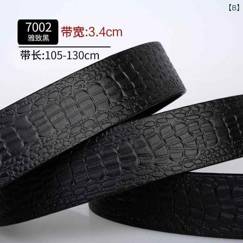 メンズ　ベルト　バックル ヘッドレス ベルト ヘッドなし 自動 バックルベルト ストリップ 牛革 ズボン ベルトストリップな メンズベルト メンズ 革