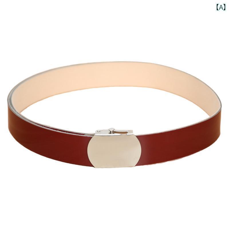 ベルト　レザー　メンズ 65 軍服の 赤い ベルト 昔ながらの ズボンの CS 学生の 軍事 訓練の 外 パフォ..