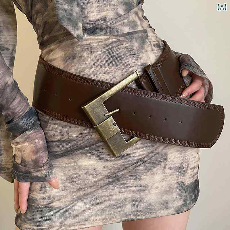 レディース　ベルト　チェーン 女性用 エスニック ベルト スタイル ハイエンド 韓国 装飾的 な 万能 ウ..