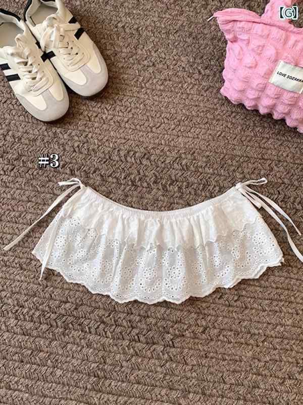 下着　レース　レディース 韓国 バレエ レース メッシュ おなら カーテン スカート レディース 春と 夏..