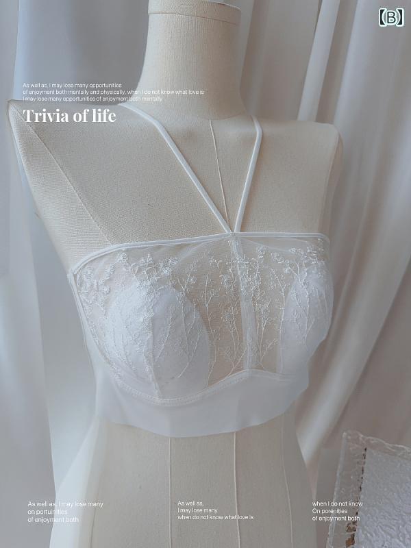 下着　レース　レディース ウサギの 耳の チューブ トップの 美しい 背中の 下着 大きい 胸と 小さい ..