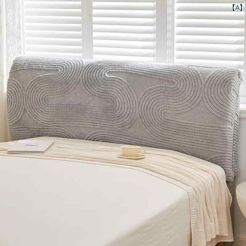 ベッド　カバー　 ベッド ヘッド カバー ソフト バッグ シンプル モダン 防塵 秋冬 スタイル 変身 ユニ..