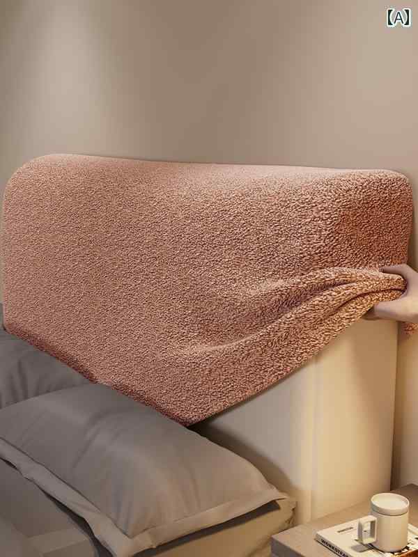 ベッド　カバー　 ベッド ヘッド カバー 2024新 スタイル 女の子 寝室 醜い アーティファクト テディ ベルベット 保護 ユニバーサル