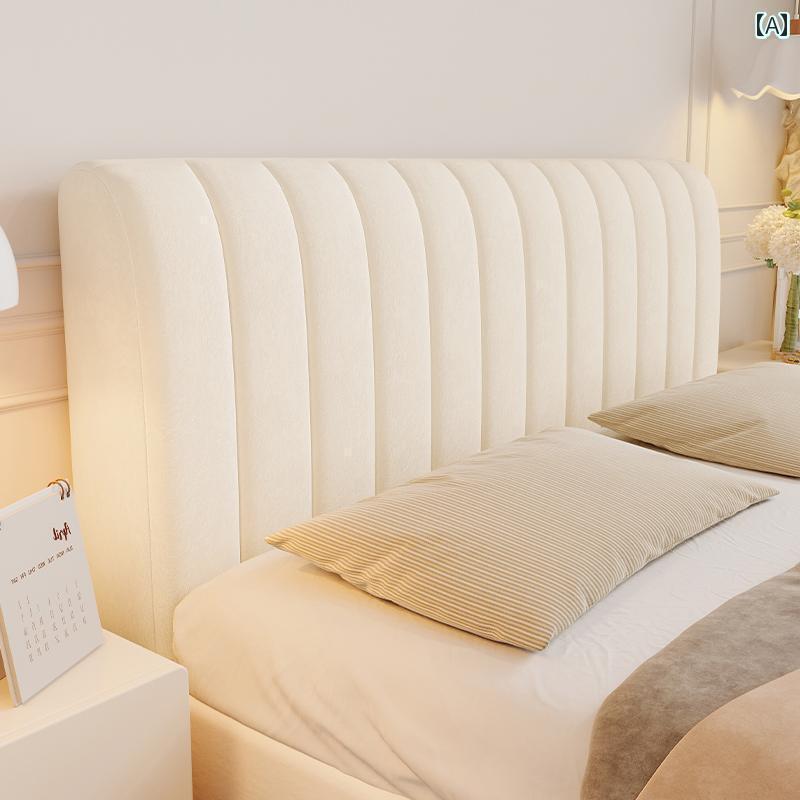 ベッド　カバー　 厚手 2025夏の 高級 ヘッド ボード カバー 木製 ベッド バックレスト ソフト バッグ ..