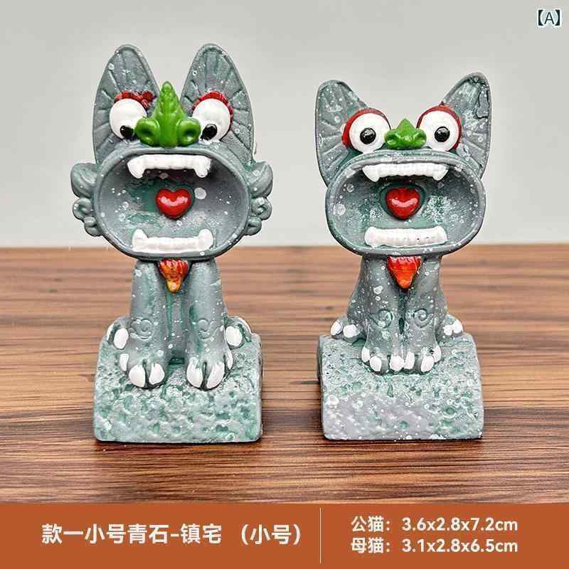飾り 歴史 タイル エンド かわいい 猫の スピリット アニマル 装飾 オフィス 雲南 装飾品 旅行の お土産 ギフト