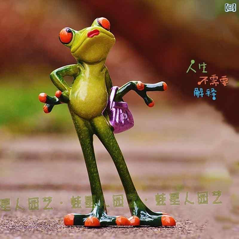 飾り 歴史 旅行用 カエル 樹脂製 オーナメント デスク トップ リビング ルーム ワイン キャビネット 装飾 窓 メンズ レディース 誕生日 プレゼント お...