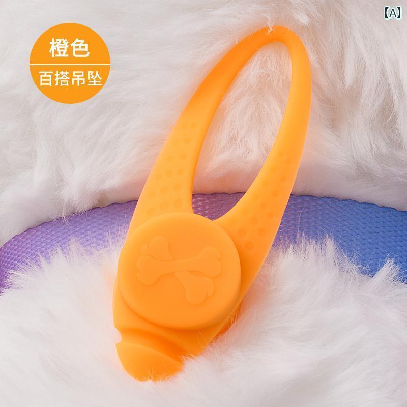 犬用　首輪　かわいい レノ タコ ランプ 光る 首輪 犬の 散歩用 ラルー ペット ペンダント ナイトライ..