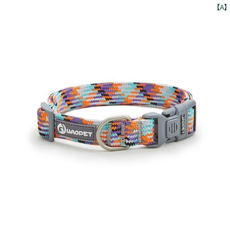 犬用　首輪 LED 小型 中型 犬用 発光 首輪 ウォーキング チェーン 牽引 ロープ ペット用 子犬用 チェス..