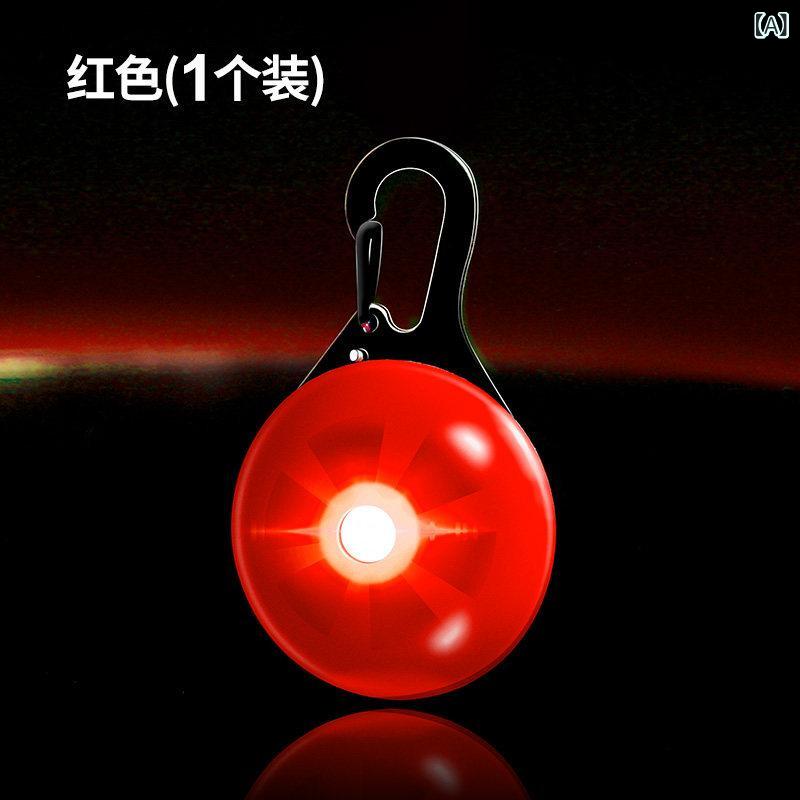 ペット用品 犬用 猫用 首輪 ライト LED 光るペンダント 夜間 散歩 夜行灯 防犯 迷...