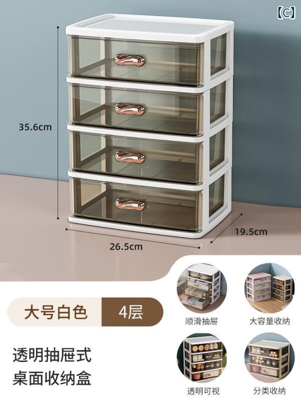 収納　ボックス　オフィス　 引き出し 式 デスク トップ 収納 ボックス オフィス ...