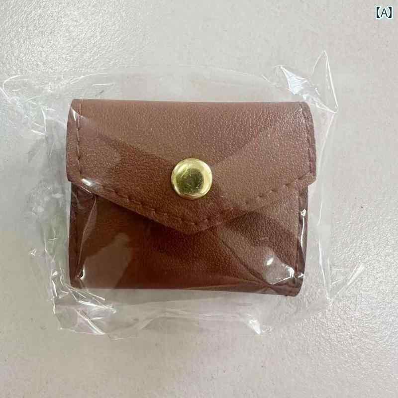 Showcases - ケース　革　収納 ジュエリー 収納 スーパー ファッション リング ロゴ プリント 多機能 ペンダント エンベロープ フリップ ポータブル レザー