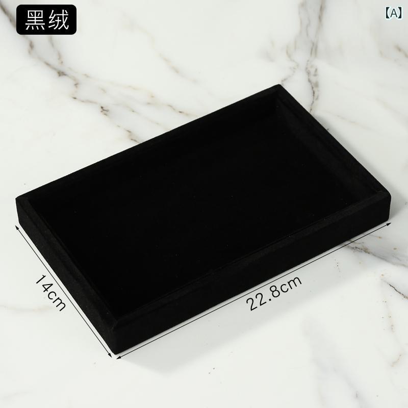 ケース　革　収納 フランネル ジュエリー ディスプレイ トレイ グラス 時計 プレート 小道具 リング 収..