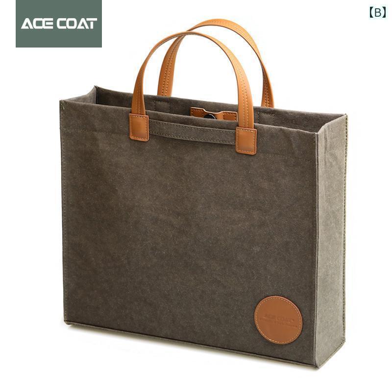 ケース　革　収納 ACECOAT ポータブル ショルダー クロス ボディ コンピュータ バッグ Apple Lenovo Hu..