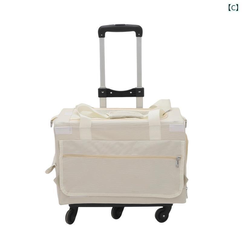 ハーネス　犬用　リード 猫 バッグ ポータブル 子犬 犬 ボックス スーツ ケース 旅行 バック パック 斜..