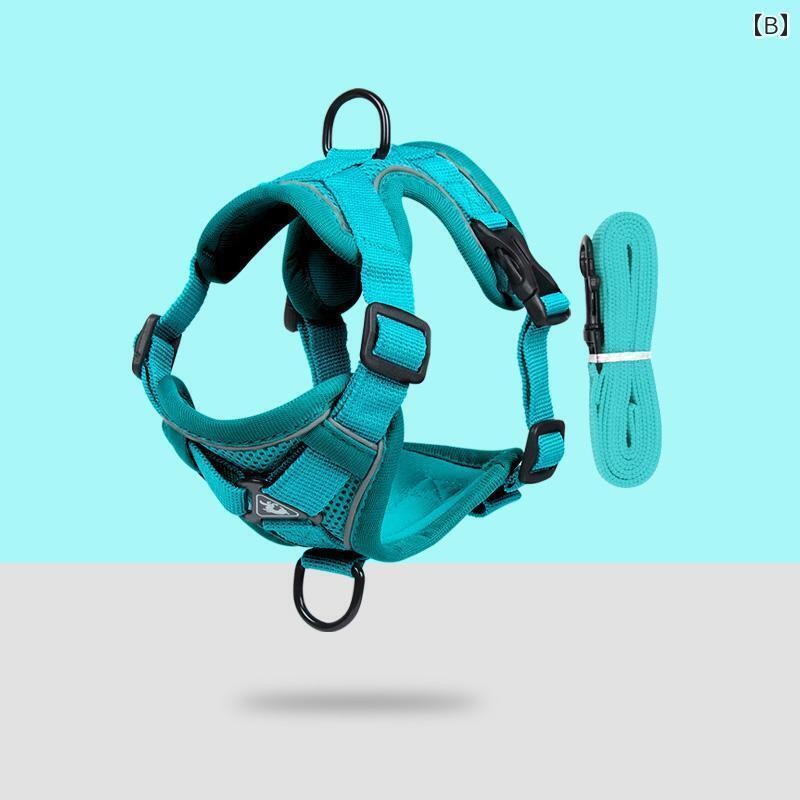 わんちゃん　ハーネス　かわいい 小型 犬用 ベスト型 牽引 ロープ ビションフリーゼ用 チェストハーネ..
