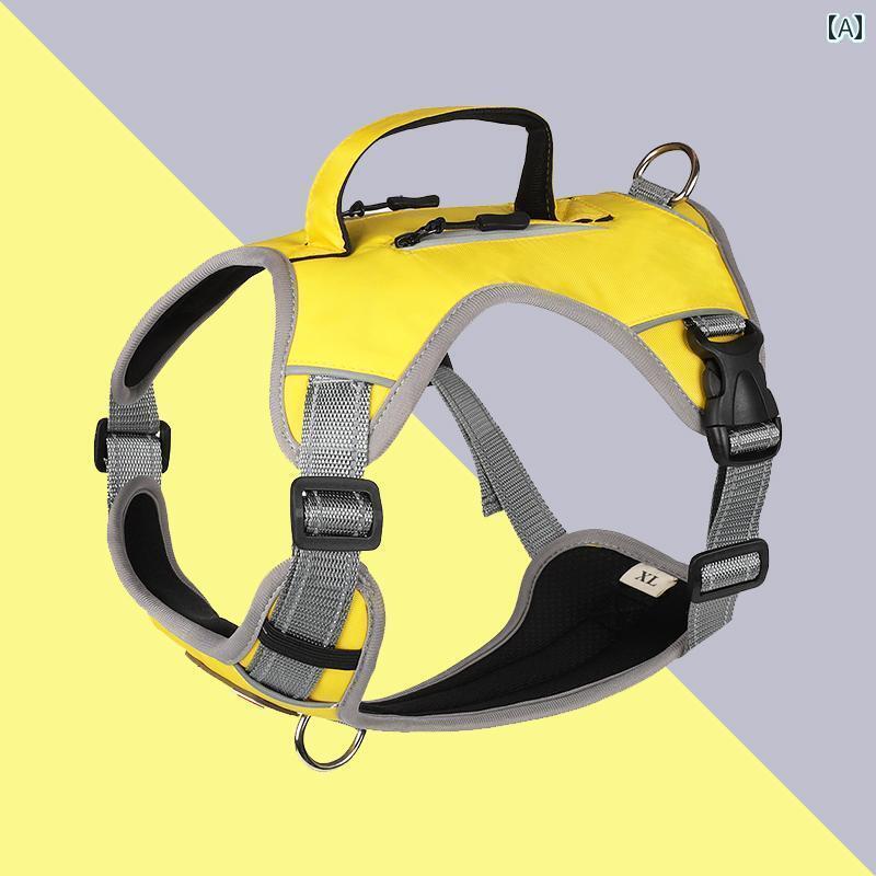 わんちゃん　ハーネス　かわいい 中型 犬 大型 犬用 多機能 タクティカルベスト ボーダーコリー ゴール..