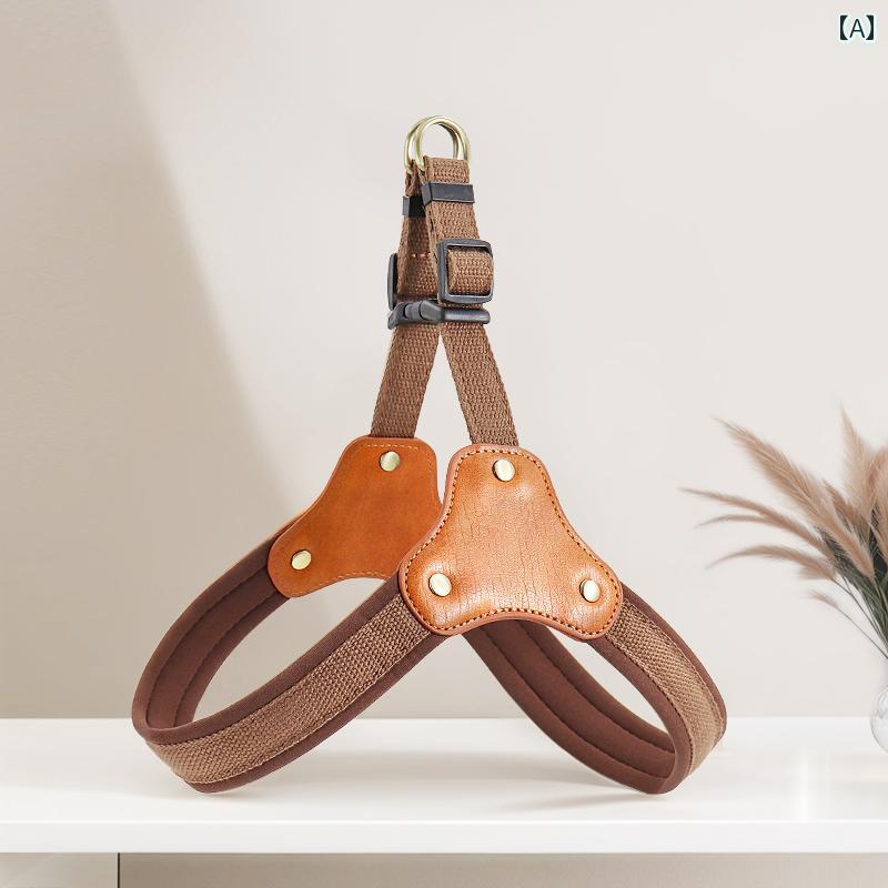 わんちゃん ハーネス かわいい 犬 牽引 ロープ 首 絞め 防止 犬用 チェストハーネス 小型 中型 コーギー 柴犬 専用 ペット ベスト ウォーキング