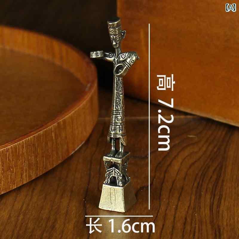 アンティーク　雑貨　DIY 真鍮 三星 堆 ブロンズ 装飾品 アンティーク 銅 観光 土産 金属 コレクション..