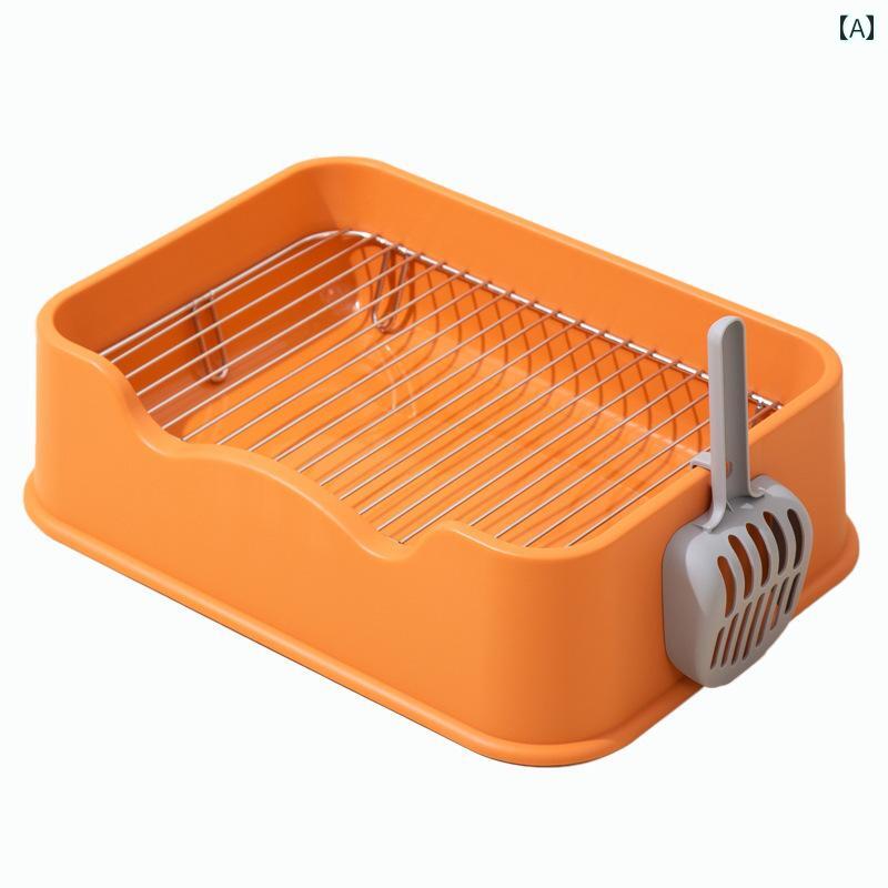 猫 トイレ ボックス 犬用 トイレ 踏み 防止 ステンレス製 便器 小型