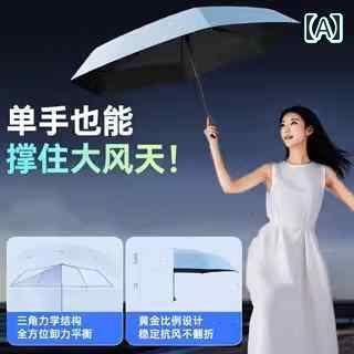 パラソル　日傘　傘 【 ドイツ 】 男女兼用 傘 小型で 持ち 運び 可能 折りたたみ 式 耐 風性 逆 開き ..