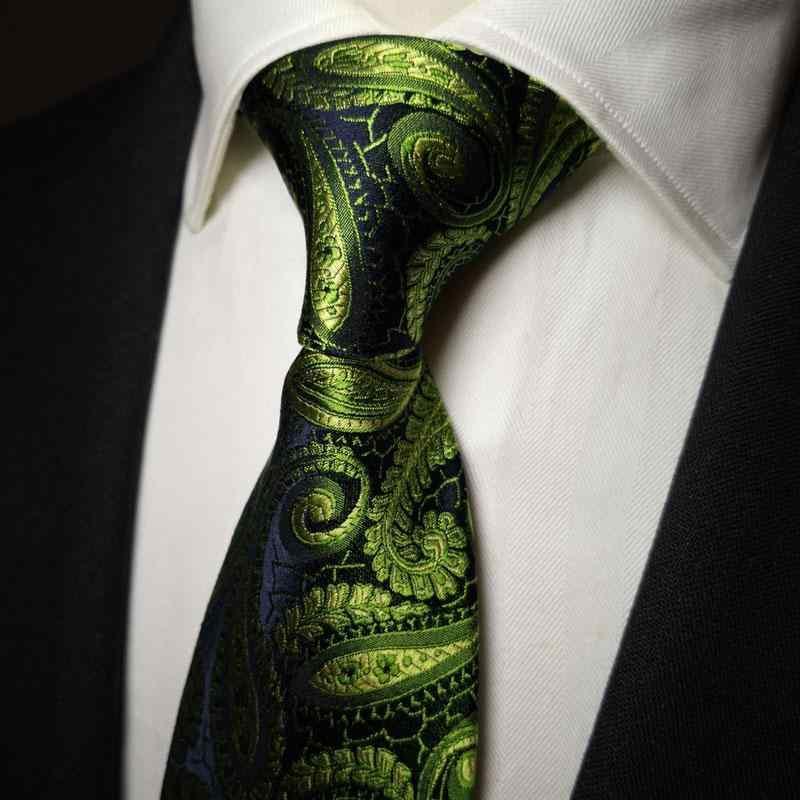 ネクタイ ビジネス　男性用 プタハ アトゥムの パーティー用 ネクタイ シルクネクタイ メンズ グリーン..