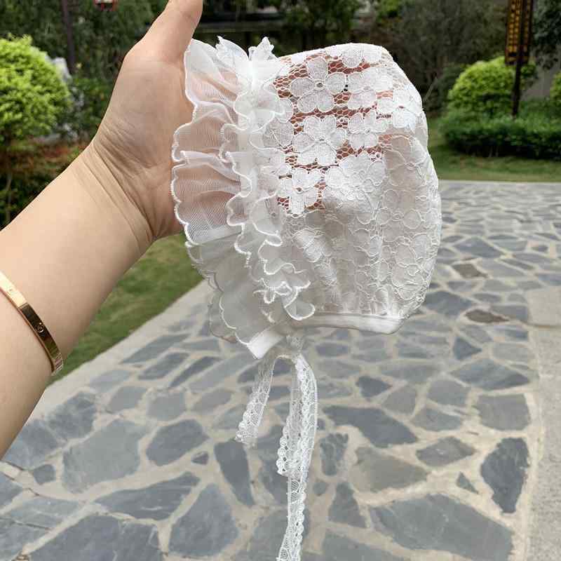 赤ちゃん　帽子　ベビー ベビー ハット 夏 薄手 レース プリンセス 日よけ 帽子 春夏 通気性 幼児 赤ち..