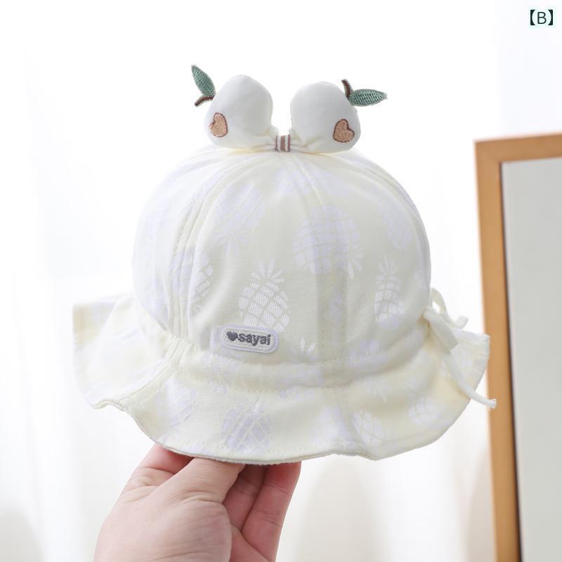赤ちゃん用　帽子　かわいい ベビー 帽子 夏 春秋 女の子 サンハット フィッシャーマン ハット 幼児用 ..